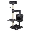 adjustable fashion black new fleece cashmere cat tower for large cats