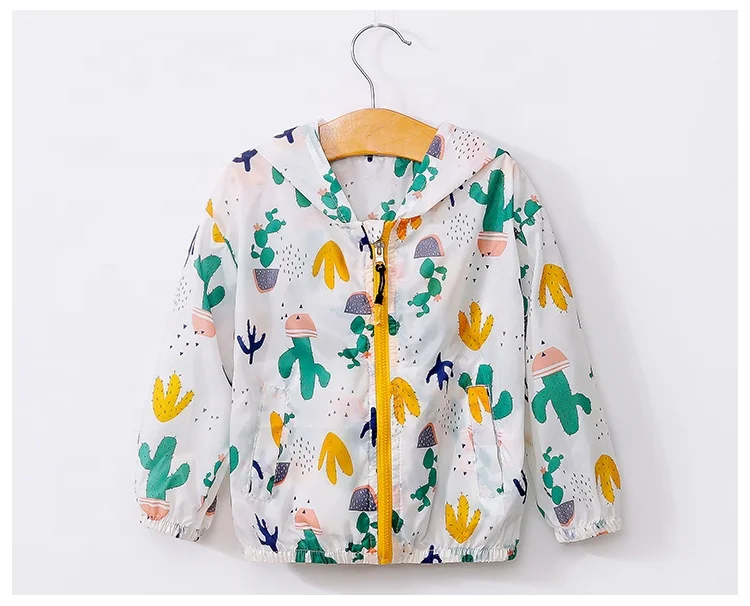

Kids Hooded Sunscreen Coat for Summer Wear, N/a