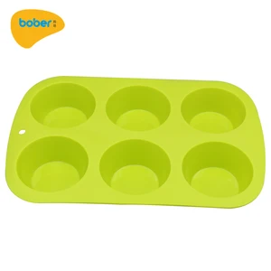 Image of Private Label Silicon Cake Mold Pastry Chocolate Cake Silicone Baking Mold With 6 Cups
