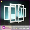 Simple Design 60 Series UPVC Windows White Frame Double Tempered Glass Casement Window and Door