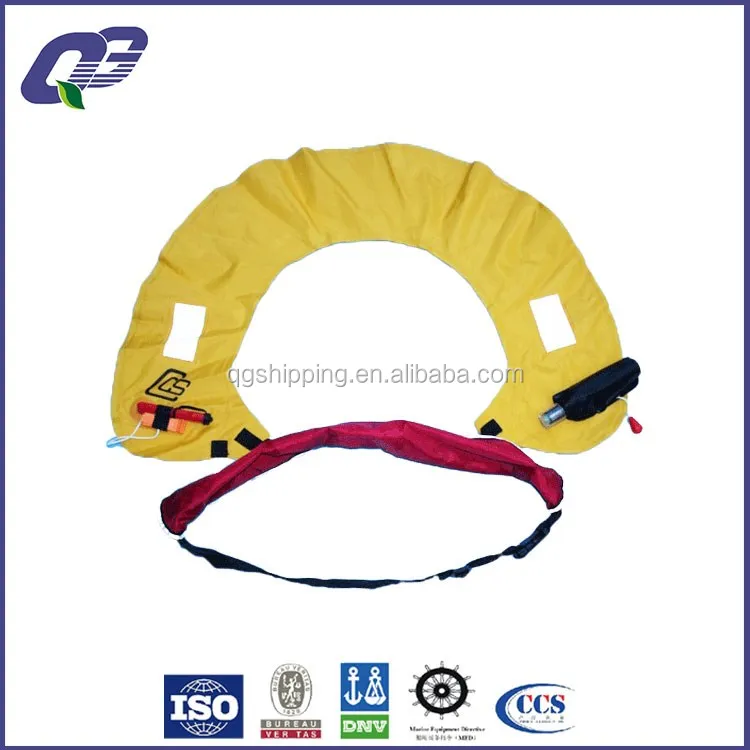 Manual Inflatable Life Belt To Be Used In Life Saving For Person On