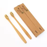 

REALLY 100% Natural Biodegradable Pig Bristles Bamboo Toothbrush