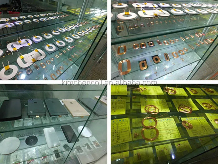 Copper Air Charger coil Wireless Charger Coil with Ferrite Core