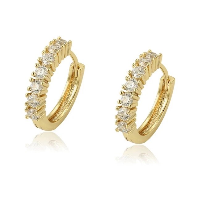 97547 xuping aretes al por mayor para mujer, turkey huggies earrings