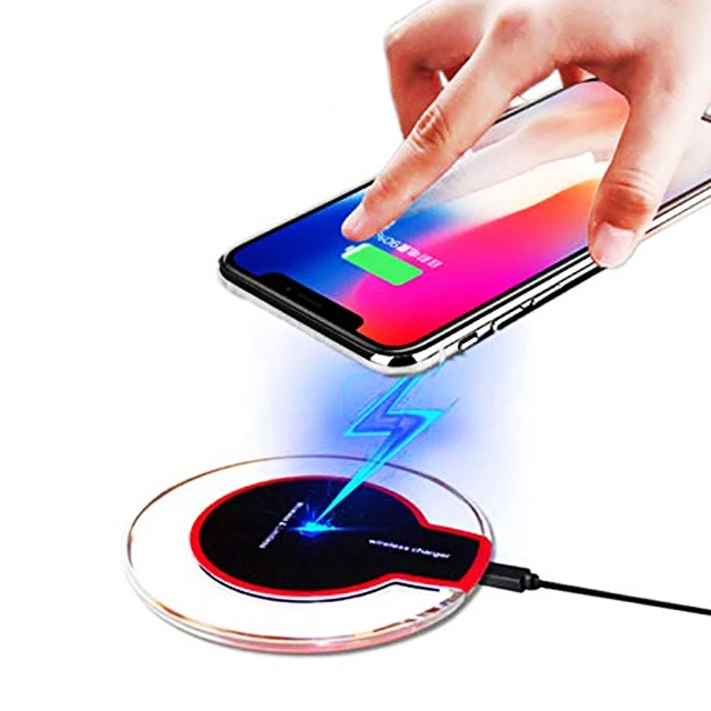 

2021 Top1 Universal Qi wireless charger New Ultra-Thin 5W K9 Wireless Charging for iphone UUTEK
