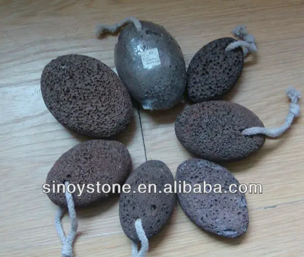 lava foot massage stone/Lava sauna stone/ lava pumice stone