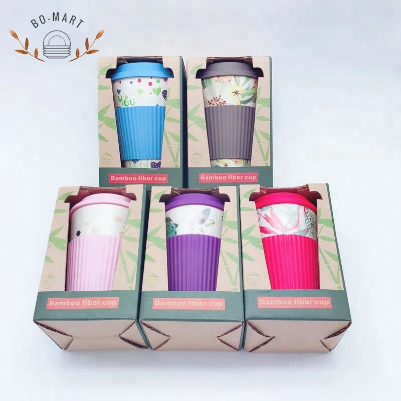 

Customized Natural Eco-Friendly Bamboo Fiber Coffee Cup