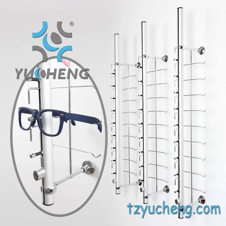 

[YUCHENG]Y014-9 lockable sunglasses frame bar rod sunglasses display bar, Silver
