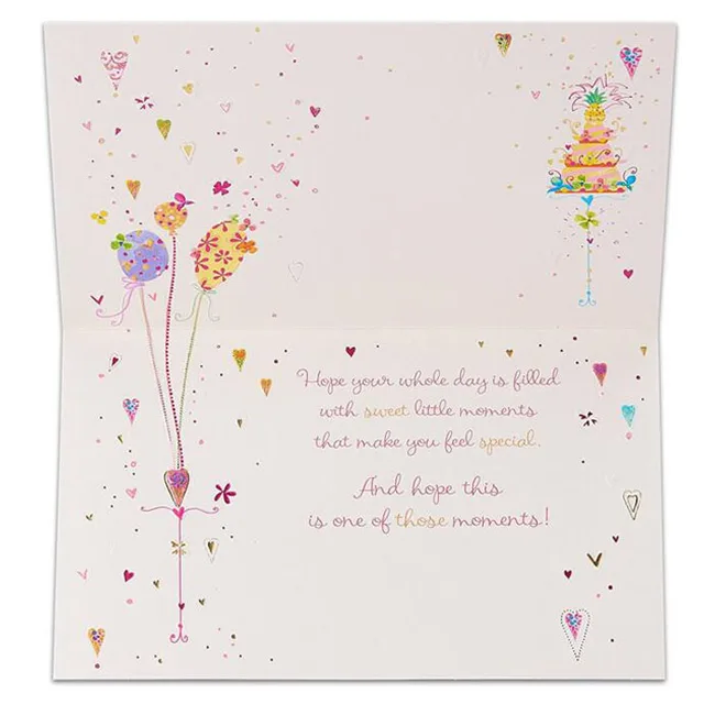 fashion childrens birthday paper cards/greeting card/invitation