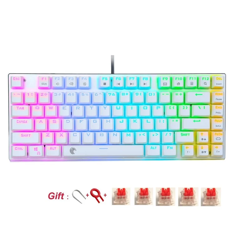 Z88 Rgb Backlit Pequeno Teclado Mecânico Outemu Tenkeyless Sem Número