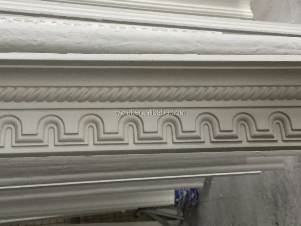 Intonaco cornicione con cornice e mensola e camino così come ... Camino disegno Cornice