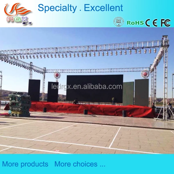 Rental Score Board P8 Outdoor Led Display For Advertising Stage
