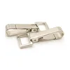 silver metal snap hook clip buckle with square ring