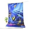 Personalized big size 70*150cm custom design microfiber bath beach towel