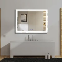 

Wall mounted lighted vanity bath decoration Led mirror with lights