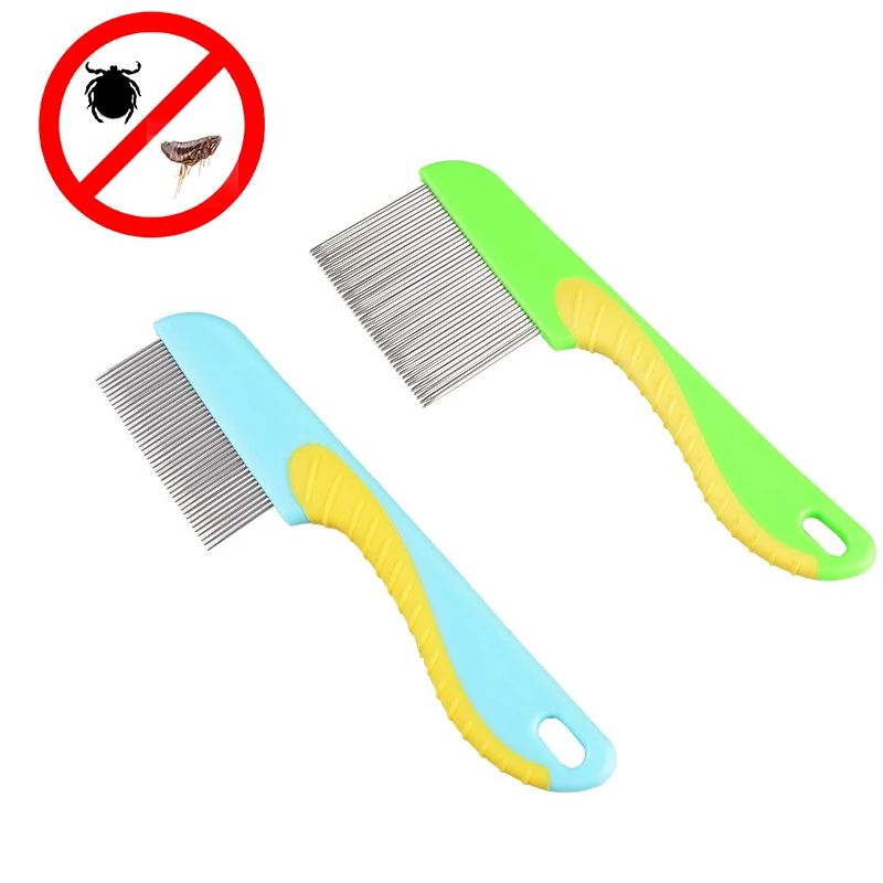 Flea Removal Tool Stainless Steel Fine Toothed Pet Flea Comb For Dog