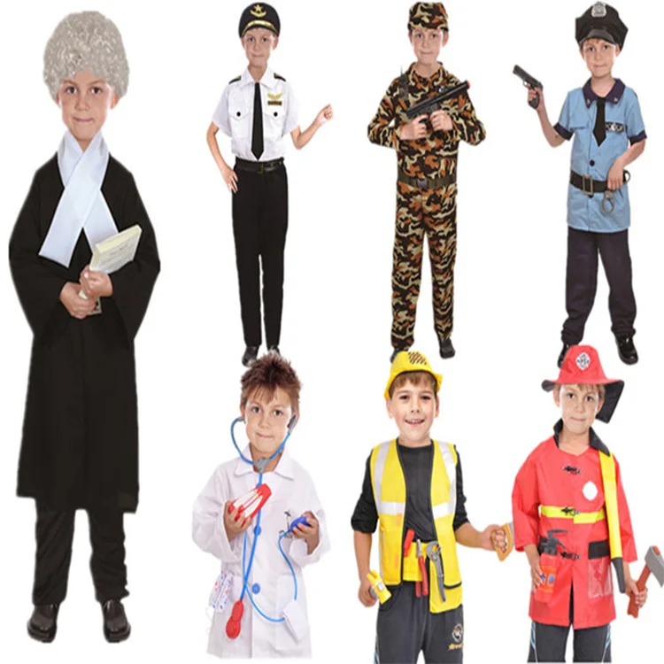 Factory Costumes for Children cosplay Doctor Police Lawyer Navy