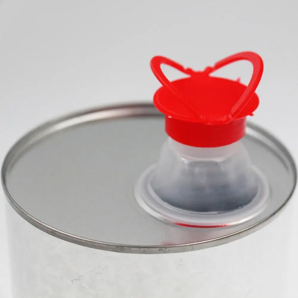 
Tin pail with lid paint container metal can 