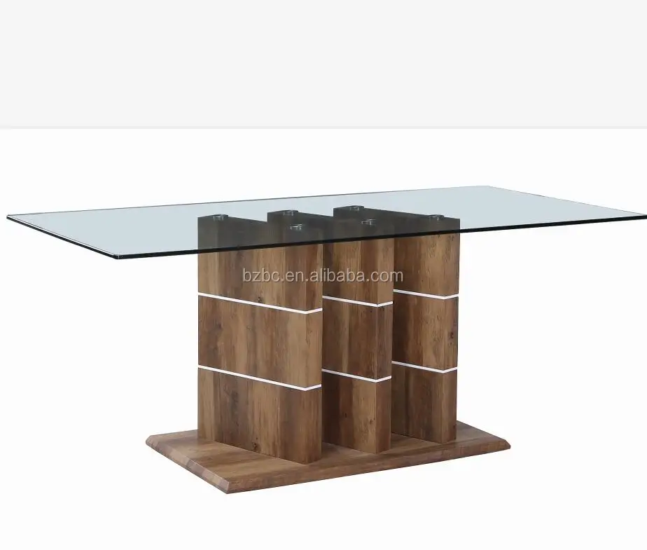 2021 Cheap Modern High Glossy Glass Top Dining Table Dining Room Dining Tables Buy 2021 Mdf Tempered Glass Dining Table 2020china Suppliers Dining Room Furniture Glass Dining Table Dining Table Made In China New