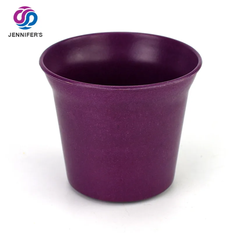 

China factory supplier decorative Biodegradable Bamboo Fiber flower pots cheap large plant pots for garden, Customizable