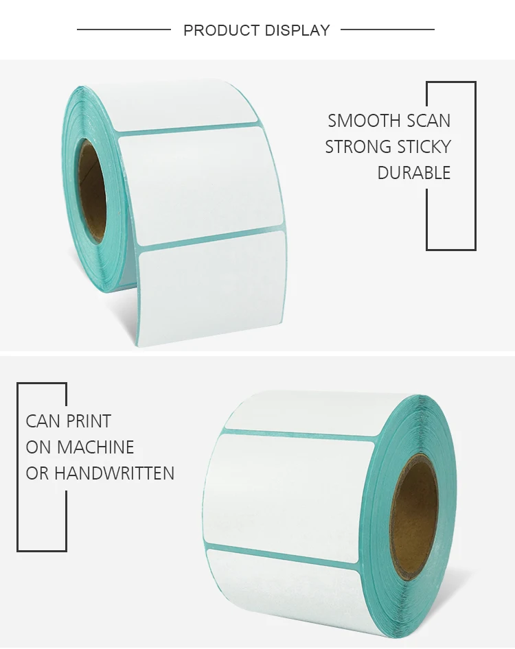 100r X Direct Thermal Label Rolls,Width 60mm 80mm,Eco Supermarket