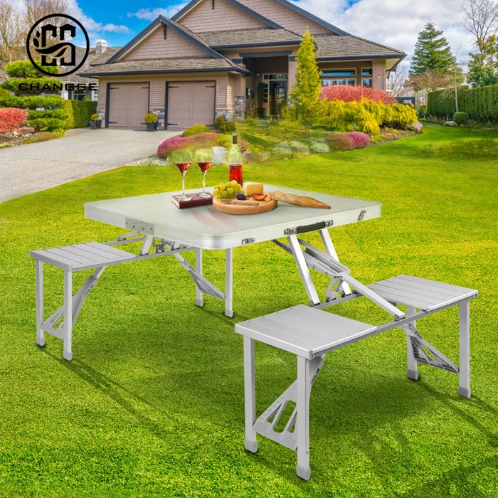 
yiwu Portable Aluminium folding picnic table 