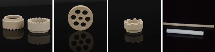 heat resistant glazed electrode alumina ceramic spark plug insulator