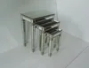 Nesting Mirror Side Table Set of 3 for living room furniture