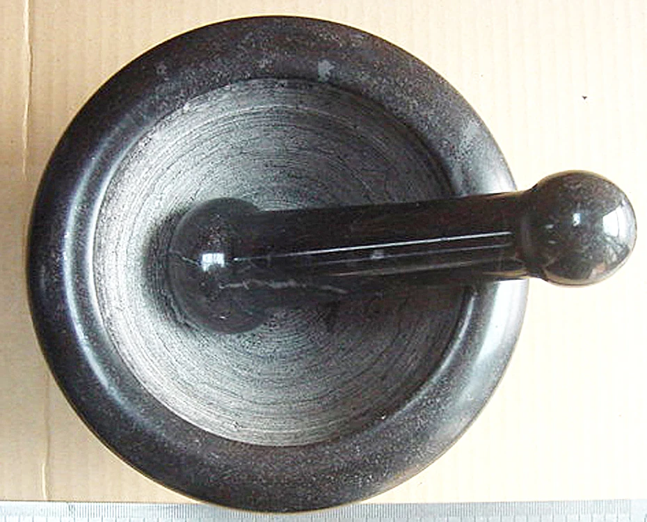 agate mortar & pestle