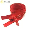 Cheap Custom New Design Plastic Diamond Rhinestone Zip