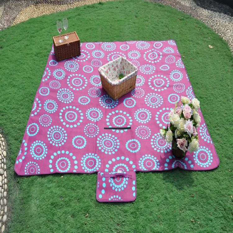 Digital Customize Waterproof Foldable Picnic Rug For Outdoor Camping