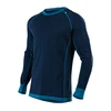 Merino wool men's running shirt Mens Winter baselayer long sleeves T shirts