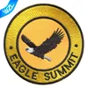 Eagle summit meeting Logo Embroidered Pin Patches for Clothing