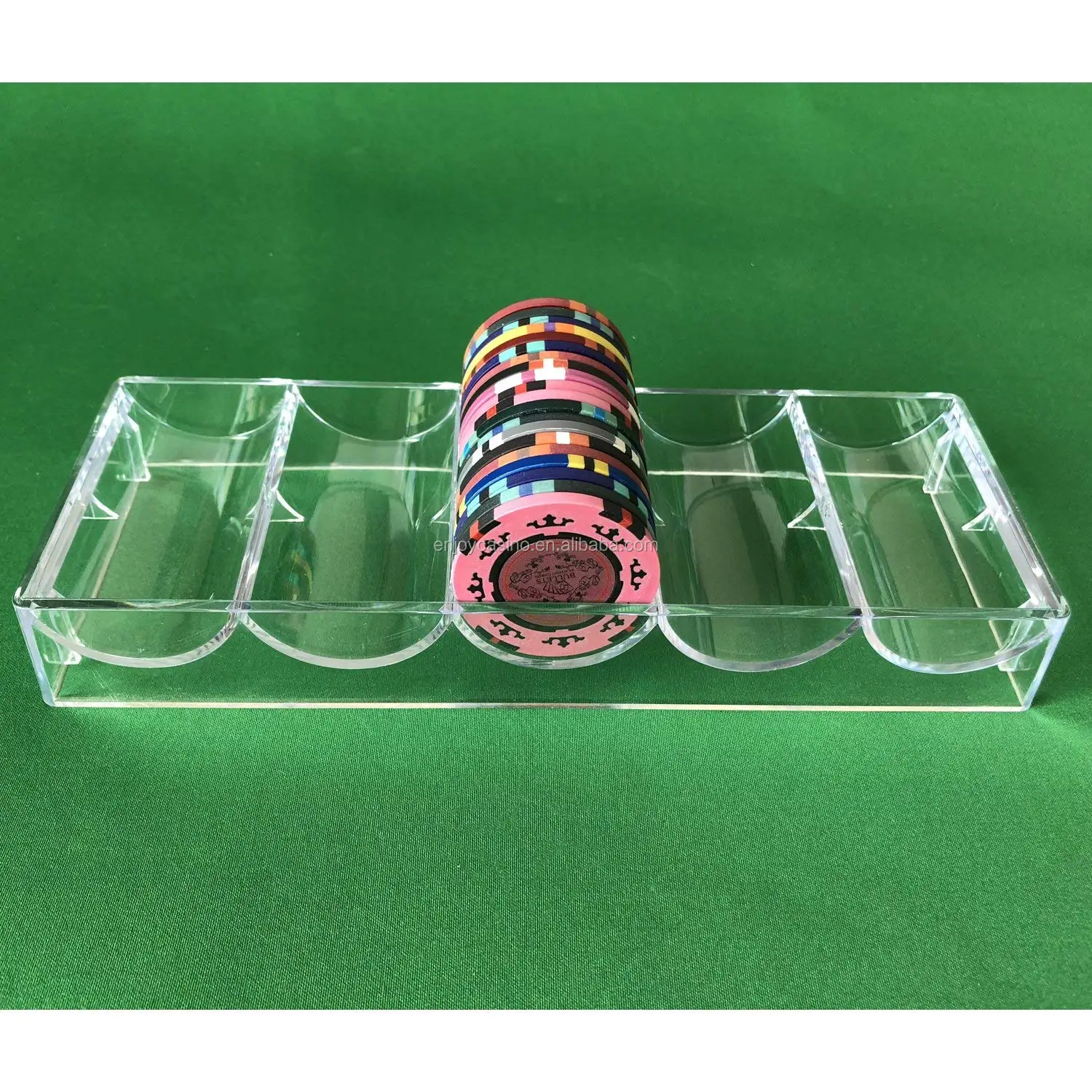 Clear Acrylic Poker Chip Rackholds 100 Chips Buy Acrylic Chip Tray