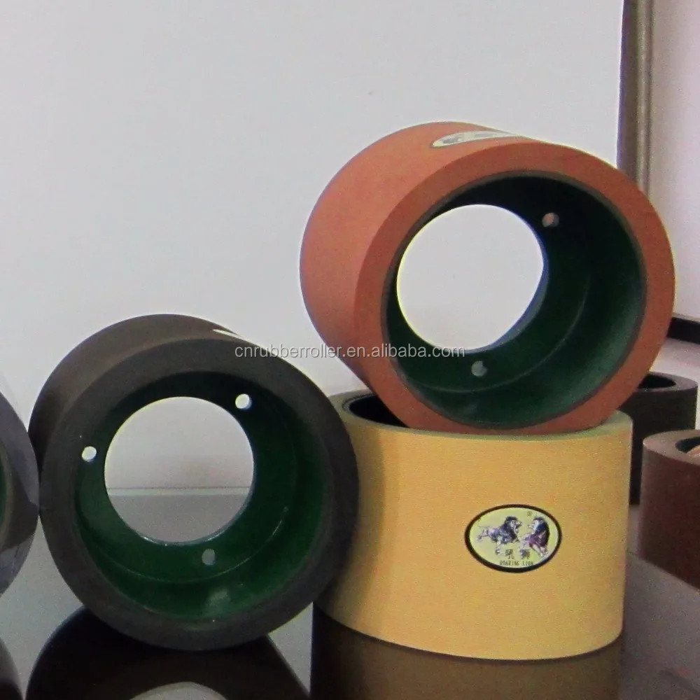 
High quality rice mill 6 inch iron drum rubber roller 