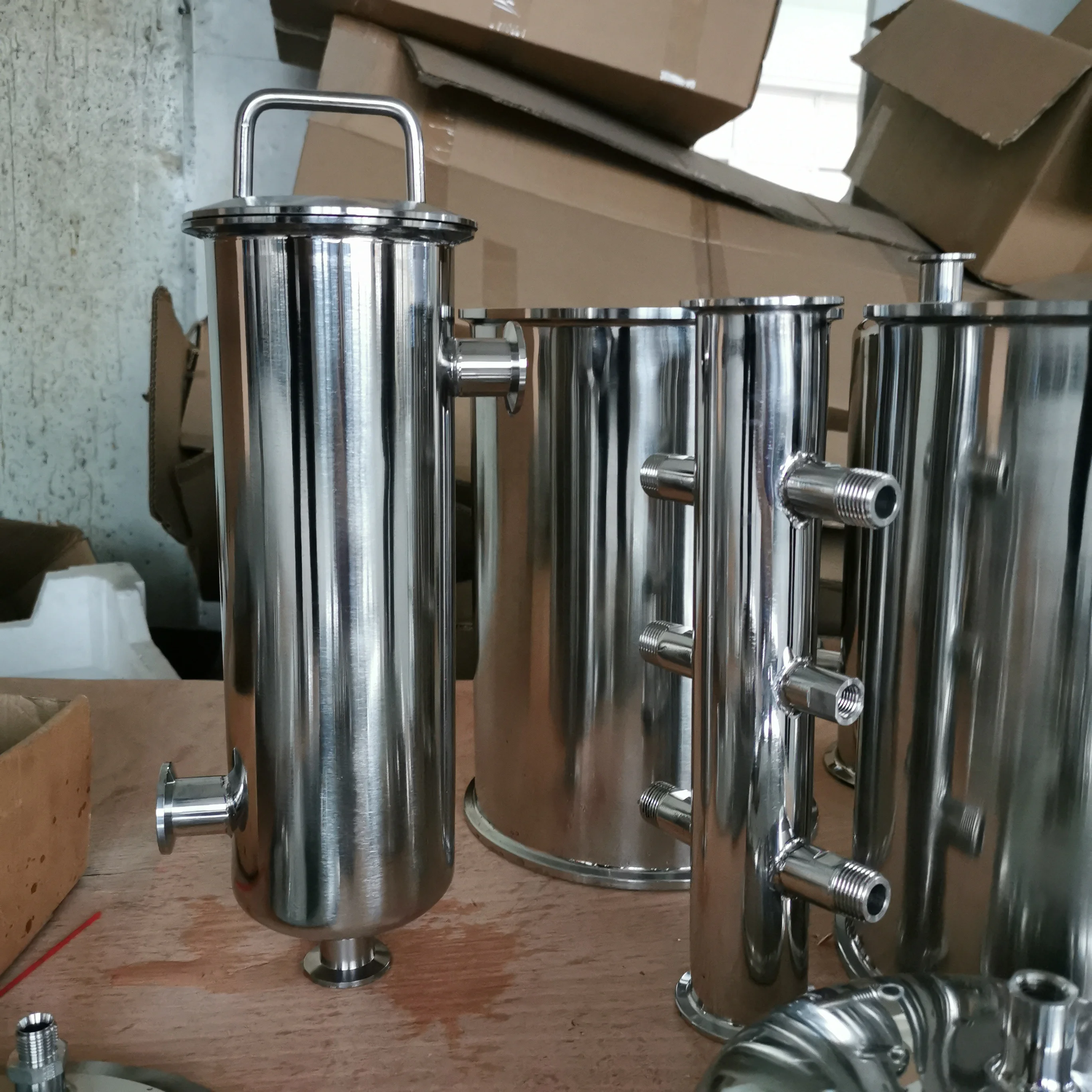 

hot sales Stainless Steel 304 1/2LBS Cold Trap with kf fittings