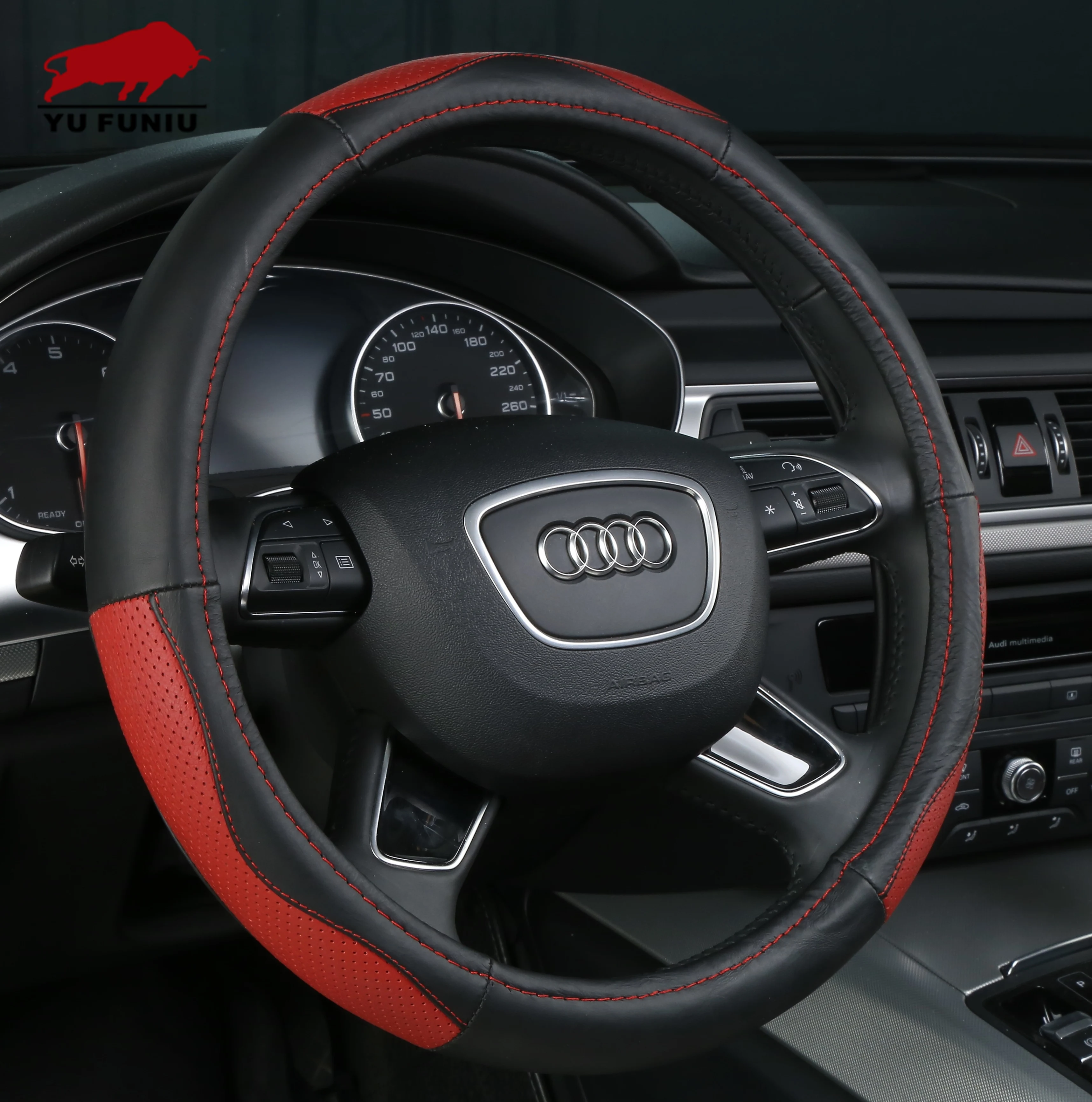 
Lixian Universal Breathable Anti-slip Protector Genuine Leather car wheel cover 