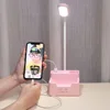 Free Sample Student Flexible Table LED Reading Light Lamp with Pen Holder