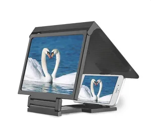 HD Acrylic Mobile Phone Screen Magnifier Stand Visor