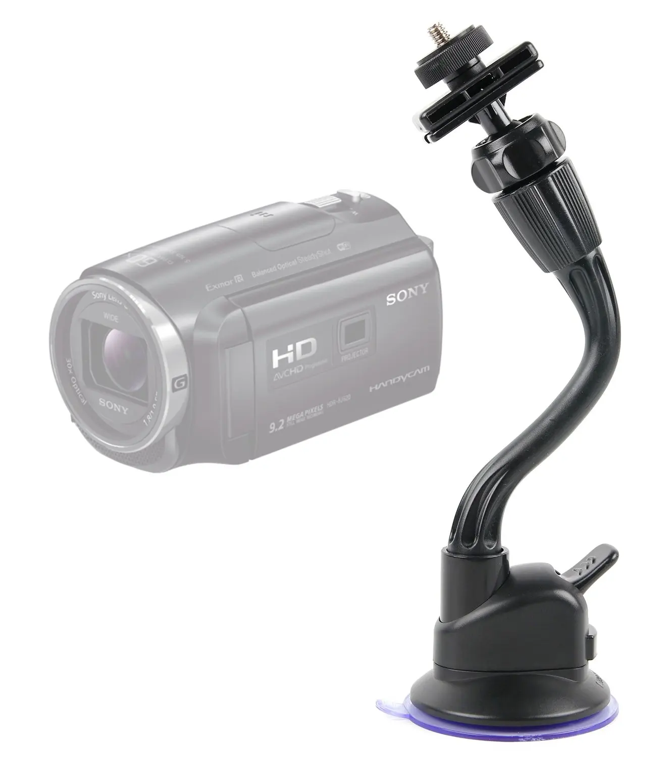 DURAGADGET in Car Anti-Shake Flexible Arm Camera Suction Mount A900 Cameras Suitable for The Nikon Coolpix A300