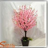 home artificial pink peach blossom trees fabric flowers cherry trees bonsai for spring