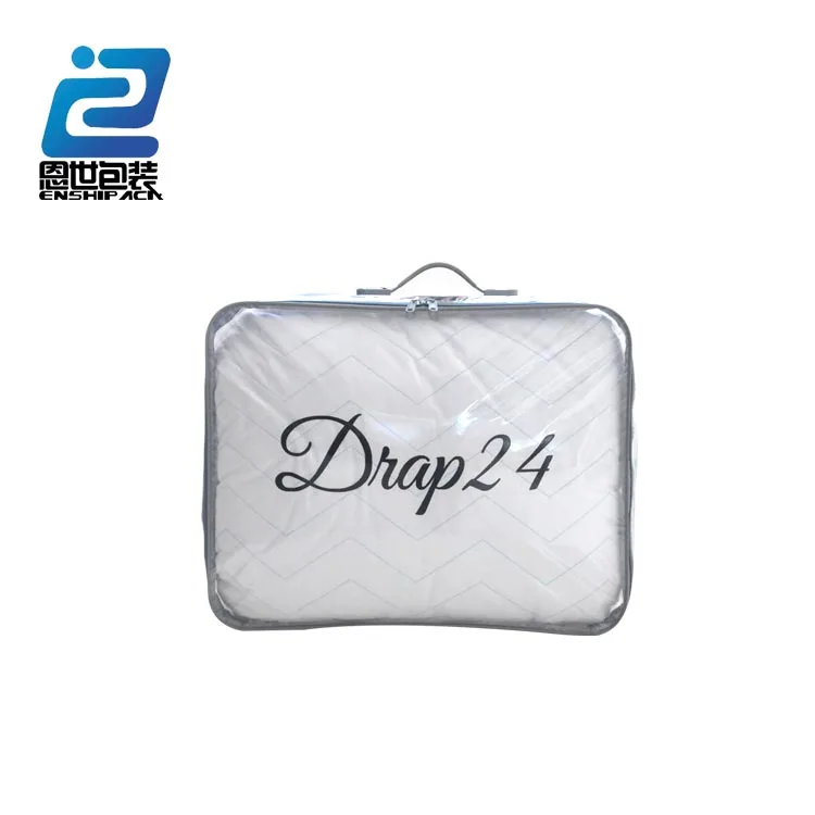 vinyl blanket bolsas with zipper