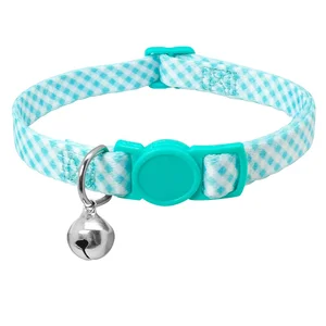 Image of New Arrival Safe Breakaway Release Buckle Nylon Pet Cat Collar