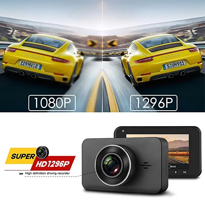 Factory Directly Dash Cam 3.0 Inch G-sensor Dashboard Camera 1080p Dash