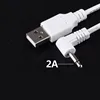 High grade DC audio jack 2.5mm mono 90 angle male plug to USB power cord USB audio cable