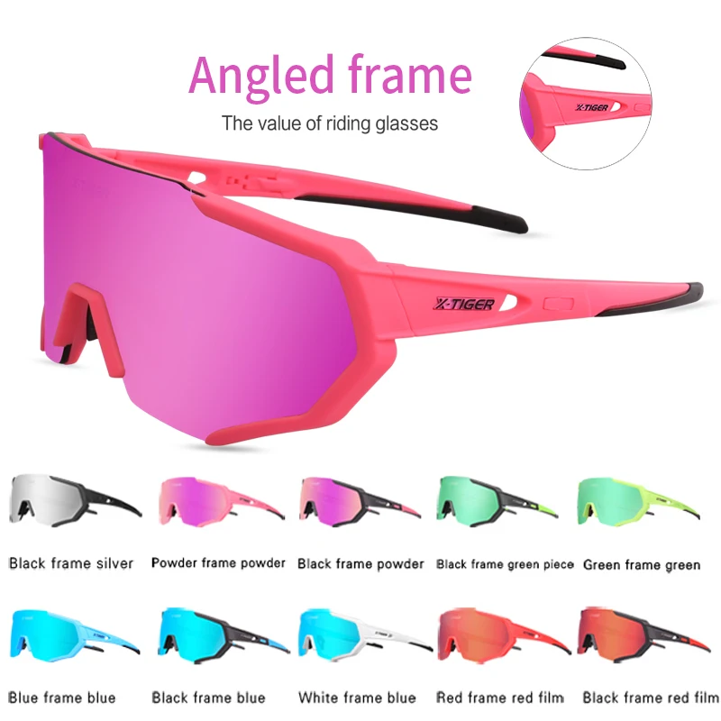 
X-TIGER Women Polarized Cycling Glasses Cycling Sunglasses MTB Bicycle Cycling Goggle 