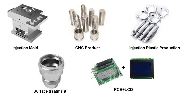 Steel Material Cnc Mechanical Parts , Cnc Precision Parts ISO Certification 7