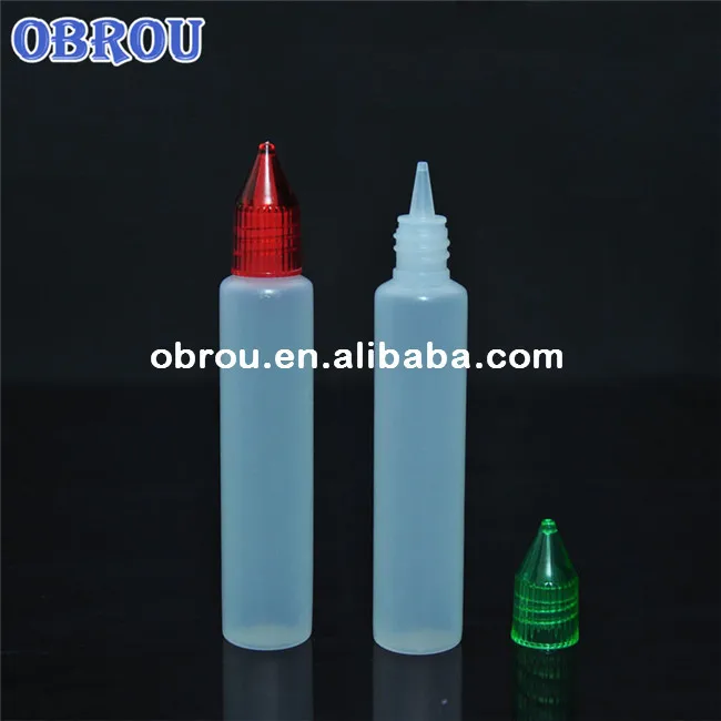 10ml 15ml 30 ml 50ml pen shape squeezed liquid dropper bottle