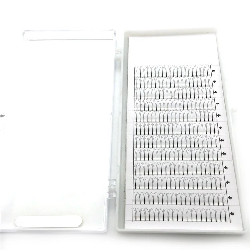

2019 Pre Made Fans 5D Russian Volume Lashes 0.07 mm Thickness volume eyelash extensions, Natural