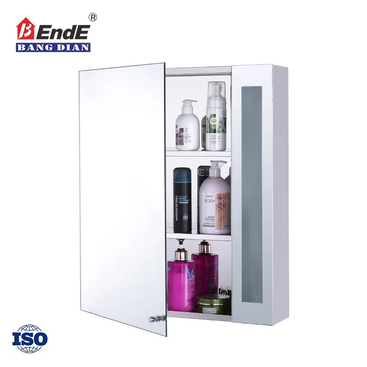 
Bathroom wall cabinet with mirror led light for small spaces 
